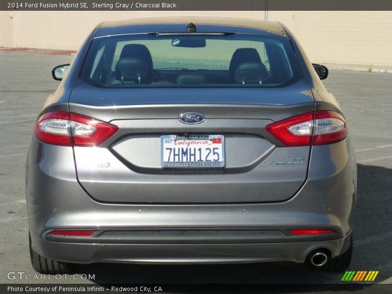 Sterling Gray / Charcoal Black 2014 Ford Fusion Hybrid SE