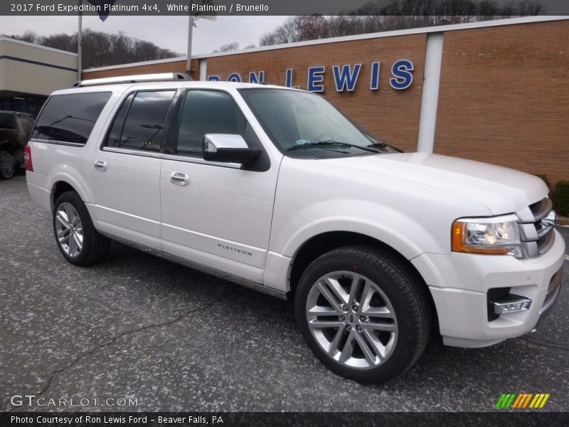 White Platinum / Brunello 2017 Ford Expedition Platinum 4x4