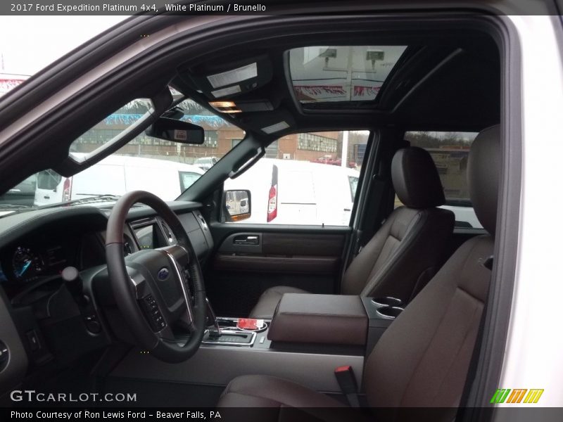 White Platinum / Brunello 2017 Ford Expedition Platinum 4x4