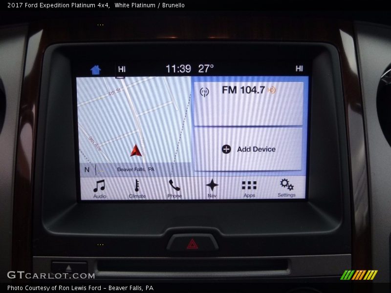 White Platinum / Brunello 2017 Ford Expedition Platinum 4x4