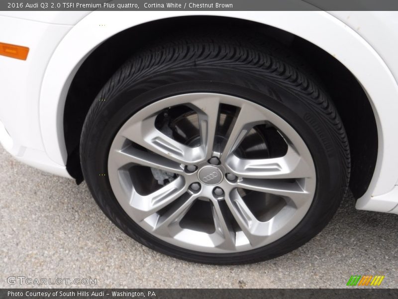 Cortina White / Chestnut Brown 2016 Audi Q3 2.0 TSFI Premium Plus quattro