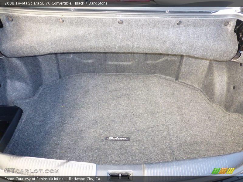 Black / Dark Stone 2008 Toyota Solara SE V6 Convertible