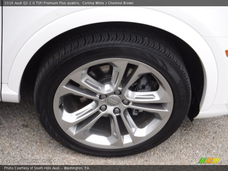 Cortina White / Chestnut Brown 2016 Audi Q3 2.0 TSFI Premium Plus quattro