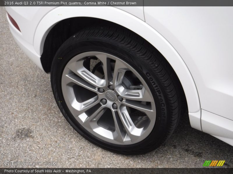 Cortina White / Chestnut Brown 2016 Audi Q3 2.0 TSFI Premium Plus quattro