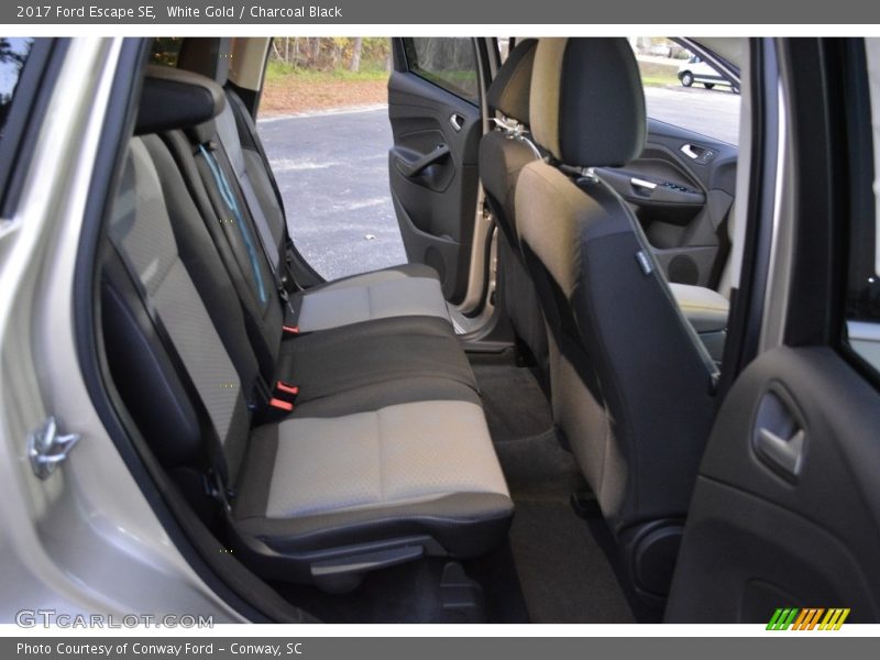 White Gold / Charcoal Black 2017 Ford Escape SE