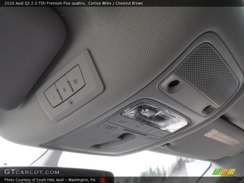 Cortina White / Chestnut Brown 2016 Audi Q3 2.0 TSFI Premium Plus quattro