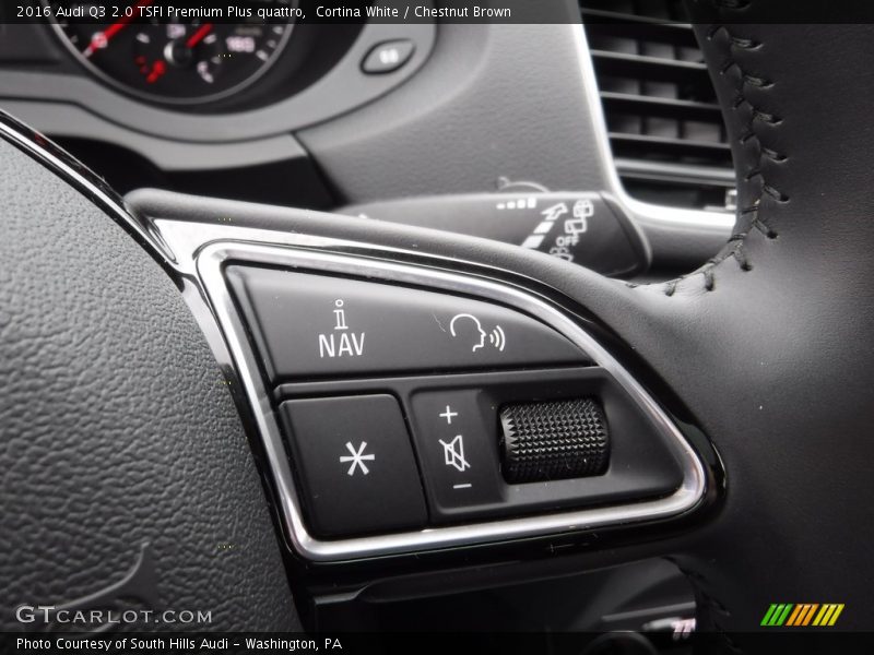 Cortina White / Chestnut Brown 2016 Audi Q3 2.0 TSFI Premium Plus quattro