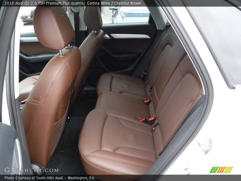 Cortina White / Chestnut Brown 2016 Audi Q3 2.0 TSFI Premium Plus quattro
