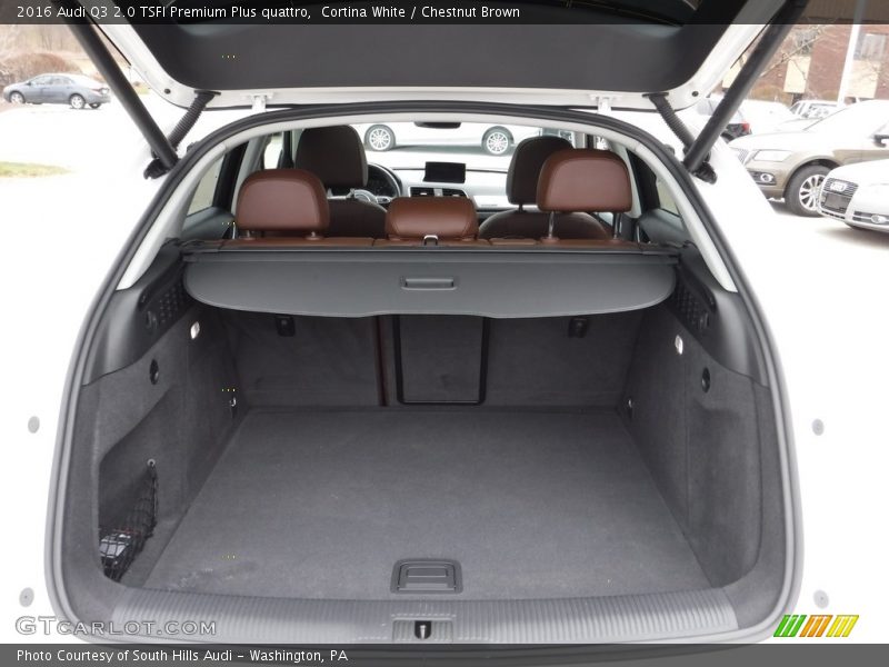 Cortina White / Chestnut Brown 2016 Audi Q3 2.0 TSFI Premium Plus quattro