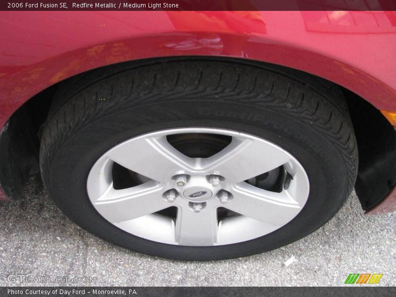 Redfire Metallic / Medium Light Stone 2006 Ford Fusion SE