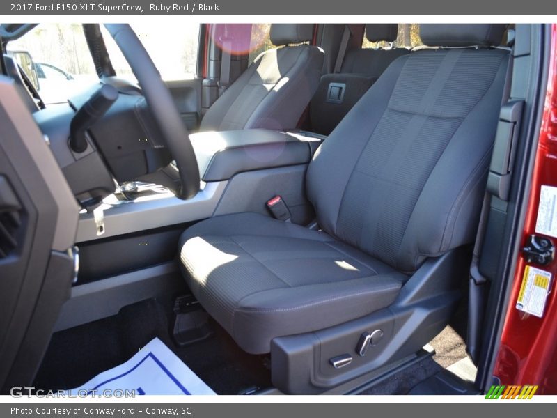 Ruby Red / Black 2017 Ford F150 XLT SuperCrew