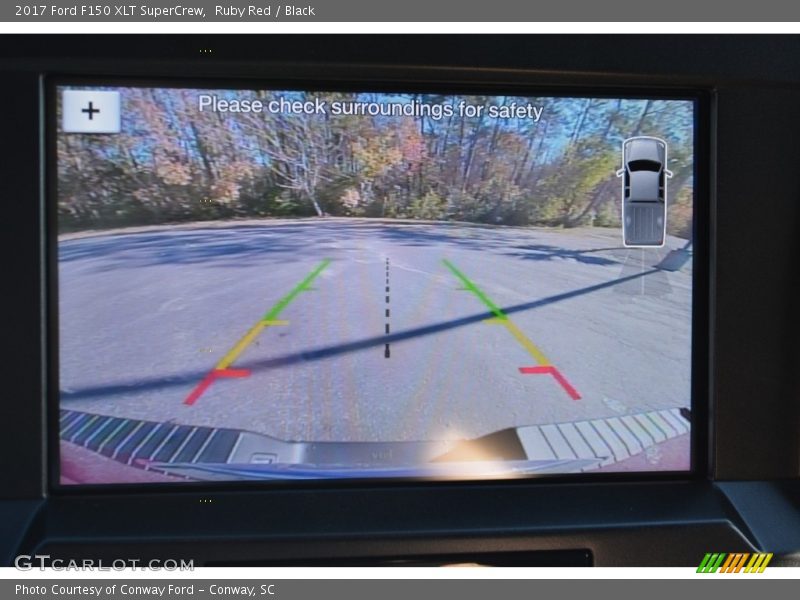 Ruby Red / Black 2017 Ford F150 XLT SuperCrew