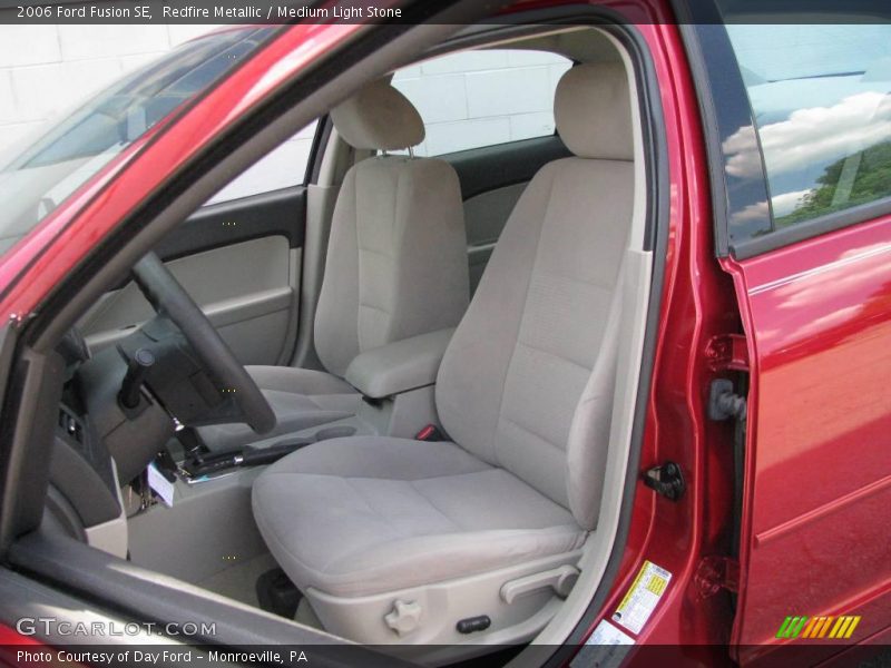 Redfire Metallic / Medium Light Stone 2006 Ford Fusion SE