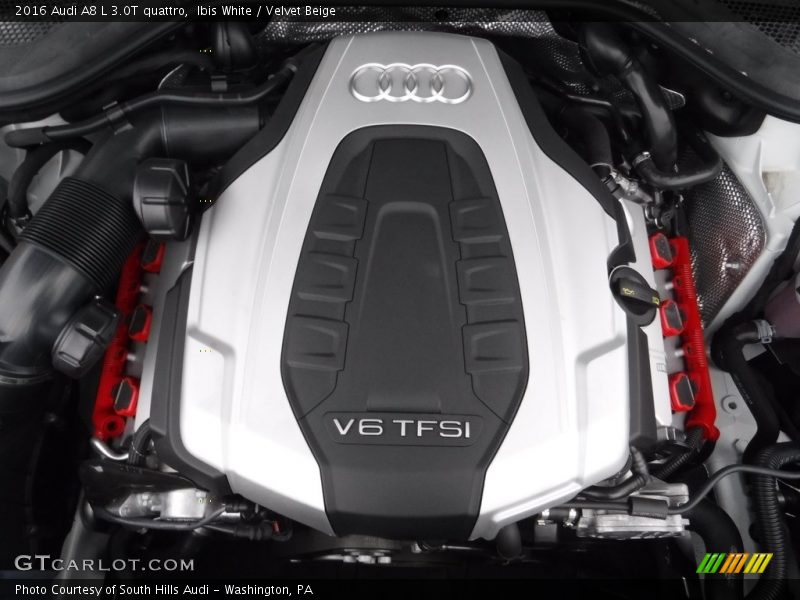  2016 A8 L 3.0T quattro Engine - 3.0 Liter TFSI Supercharged DOHC 24-Valve VVT V6