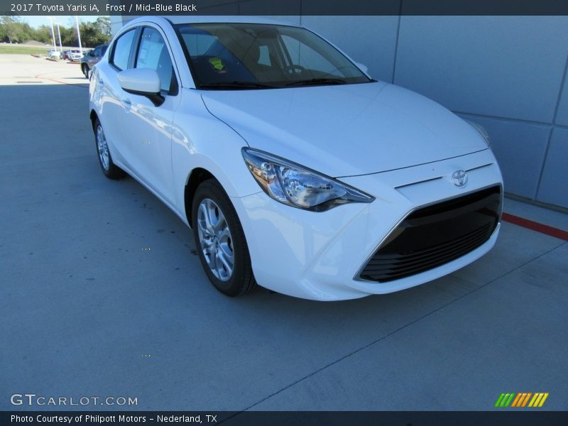Frost / Mid-Blue Black 2017 Toyota Yaris iA