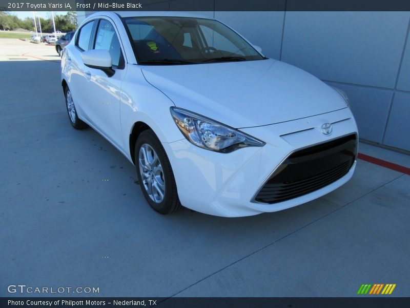 Frost / Mid-Blue Black 2017 Toyota Yaris iA