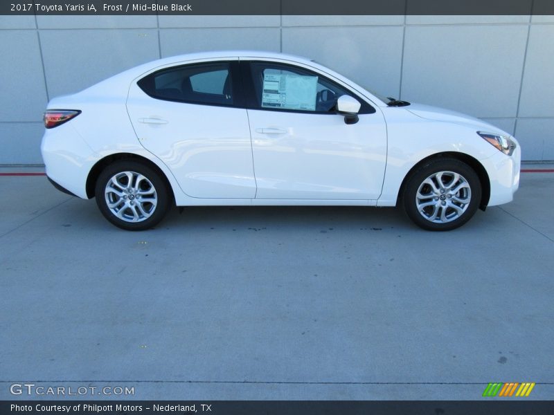 Frost / Mid-Blue Black 2017 Toyota Yaris iA