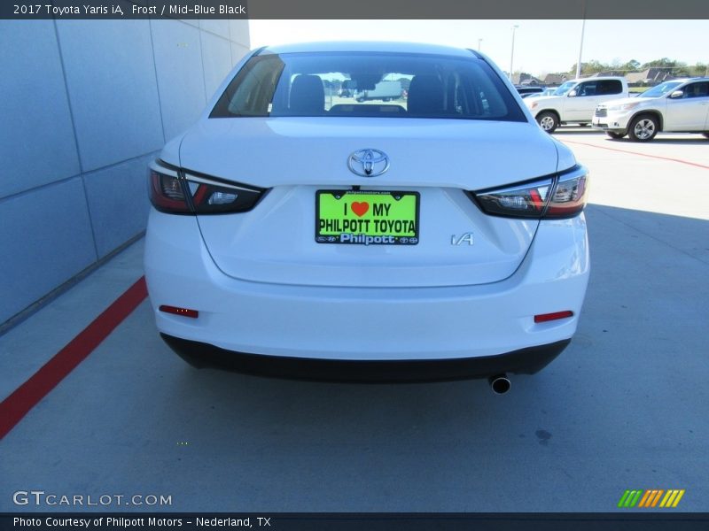 Frost / Mid-Blue Black 2017 Toyota Yaris iA