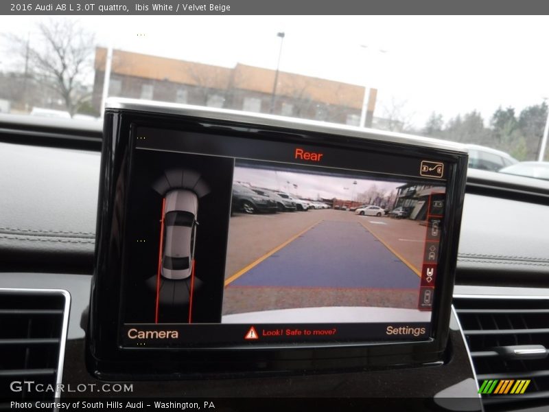 Ibis White / Velvet Beige 2016 Audi A8 L 3.0T quattro