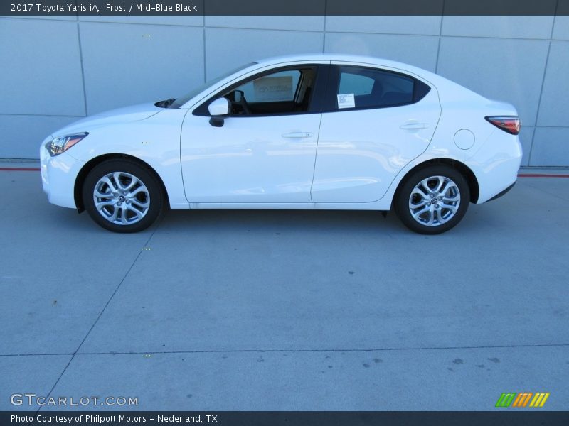 Frost / Mid-Blue Black 2017 Toyota Yaris iA