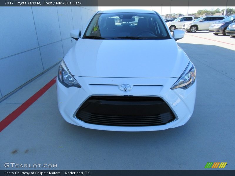 Frost / Mid-Blue Black 2017 Toyota Yaris iA