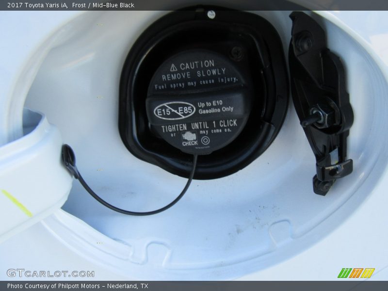 Frost / Mid-Blue Black 2017 Toyota Yaris iA