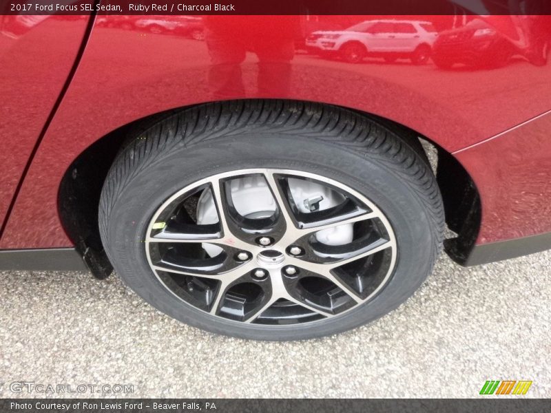 Ruby Red / Charcoal Black 2017 Ford Focus SEL Sedan