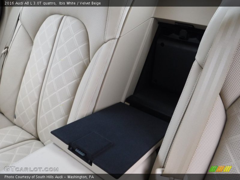 Ibis White / Velvet Beige 2016 Audi A8 L 3.0T quattro