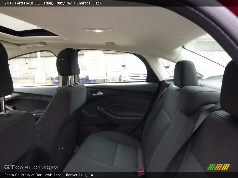 Ruby Red / Charcoal Black 2017 Ford Focus SEL Sedan