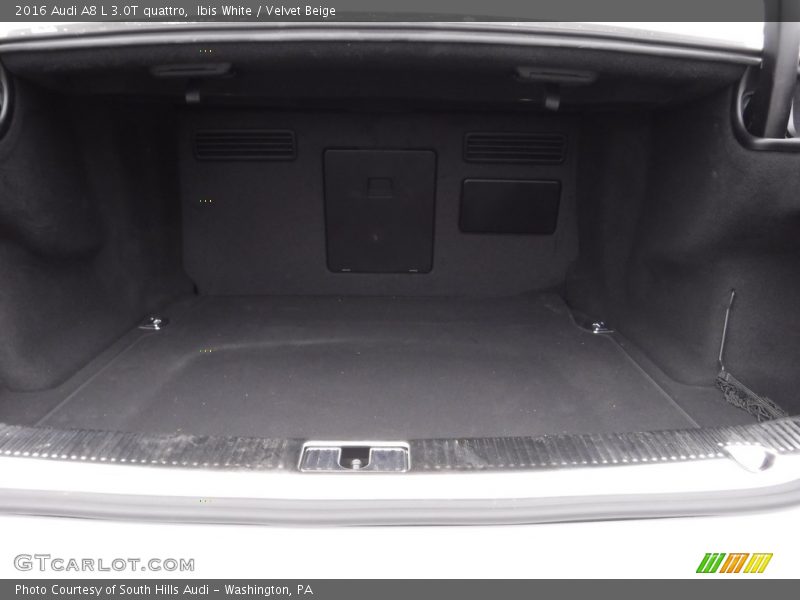 Ibis White / Velvet Beige 2016 Audi A8 L 3.0T quattro