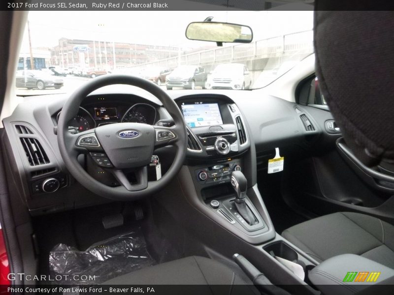 Ruby Red / Charcoal Black 2017 Ford Focus SEL Sedan