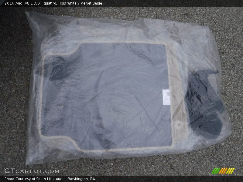 Ibis White / Velvet Beige 2016 Audi A8 L 3.0T quattro