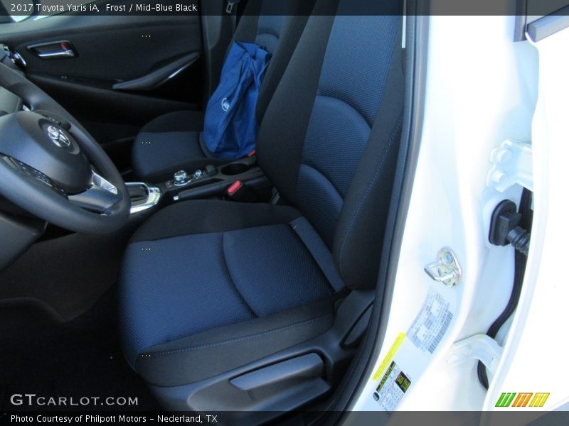 Frost / Mid-Blue Black 2017 Toyota Yaris iA