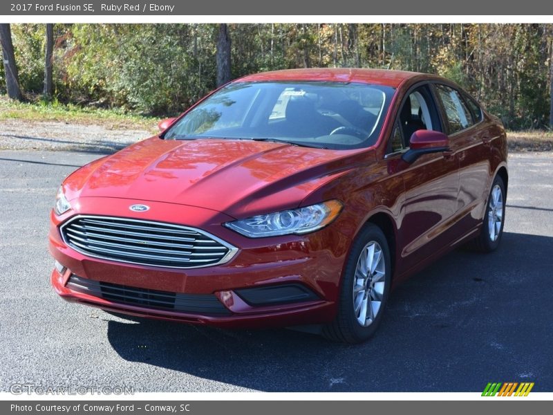 Ruby Red / Ebony 2017 Ford Fusion SE