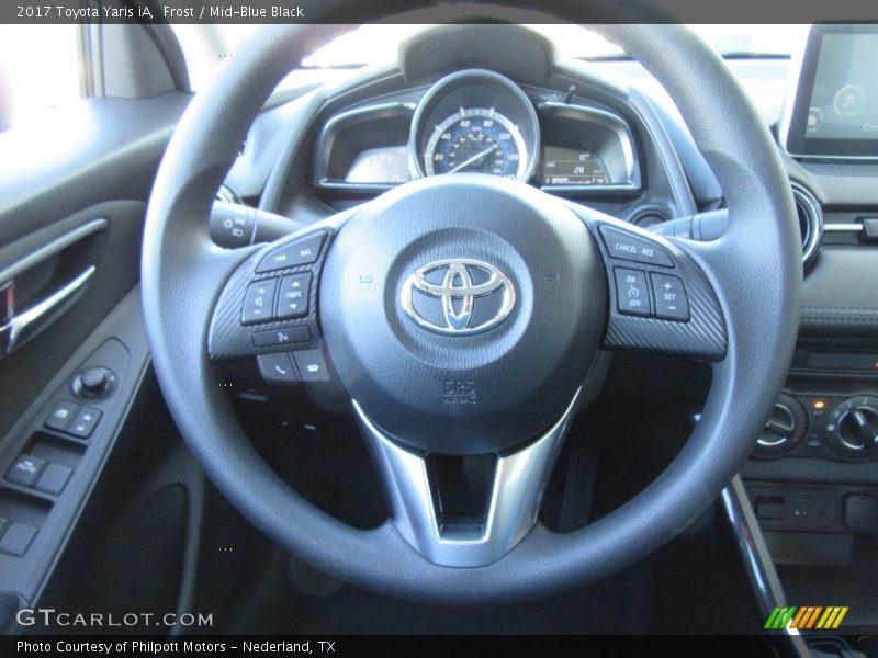 Frost / Mid-Blue Black 2017 Toyota Yaris iA