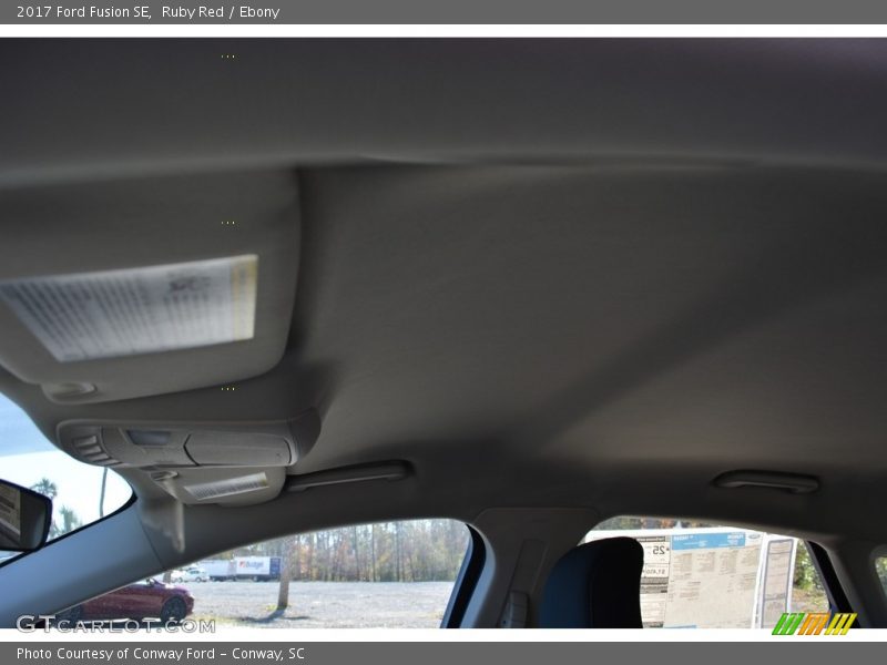 Ruby Red / Ebony 2017 Ford Fusion SE