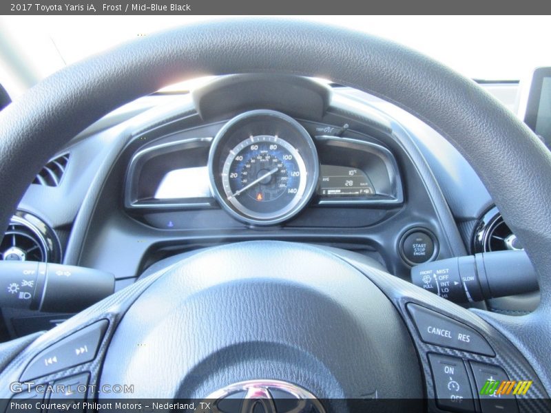 Frost / Mid-Blue Black 2017 Toyota Yaris iA