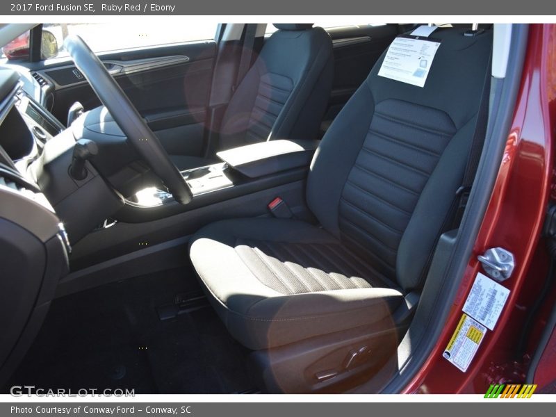 Ruby Red / Ebony 2017 Ford Fusion SE