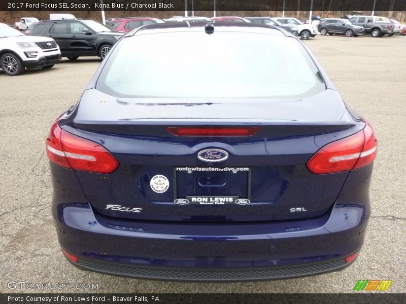 Kona Blue / Charcoal Black 2017 Ford Focus SEL Sedan