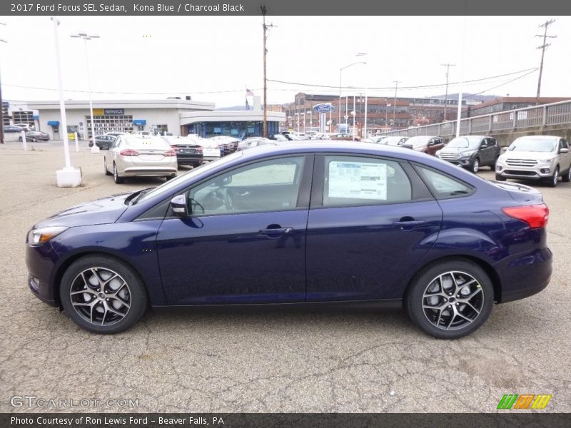  2017 Focus SEL Sedan Kona Blue