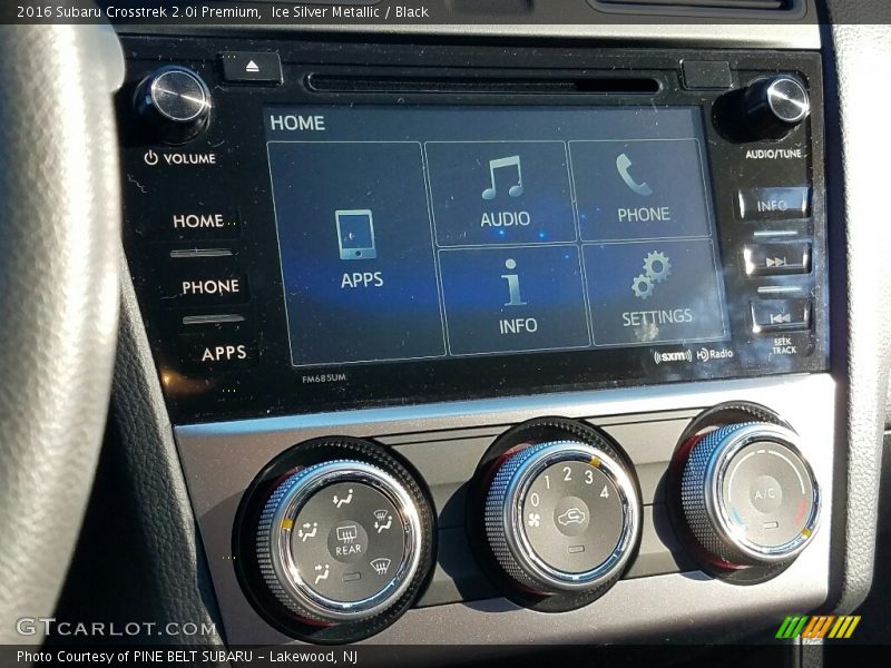 Ice Silver Metallic / Black 2016 Subaru Crosstrek 2.0i Premium