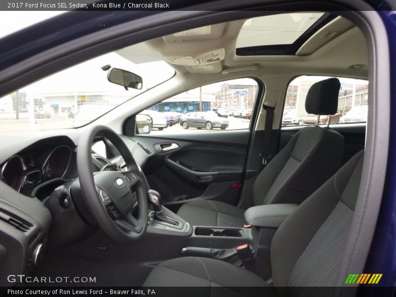 Kona Blue / Charcoal Black 2017 Ford Focus SEL Sedan