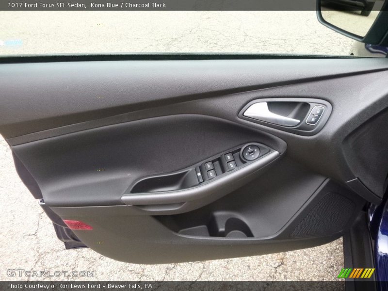 Kona Blue / Charcoal Black 2017 Ford Focus SEL Sedan