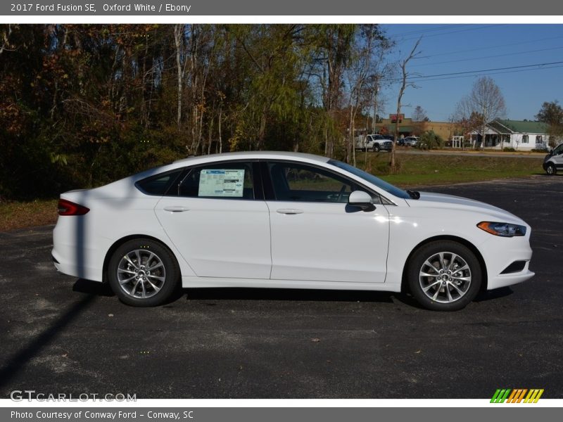 Oxford White / Ebony 2017 Ford Fusion SE