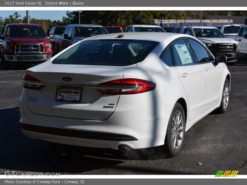 Oxford White / Ebony 2017 Ford Fusion SE