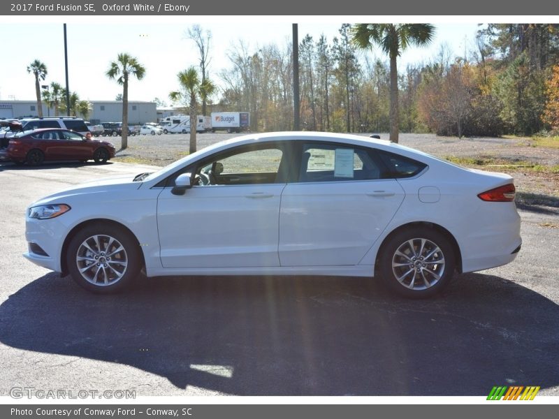 Oxford White / Ebony 2017 Ford Fusion SE