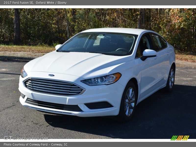 Oxford White / Ebony 2017 Ford Fusion SE