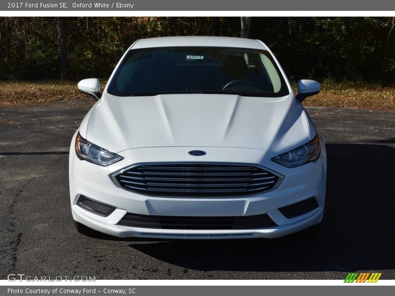 Oxford White / Ebony 2017 Ford Fusion SE