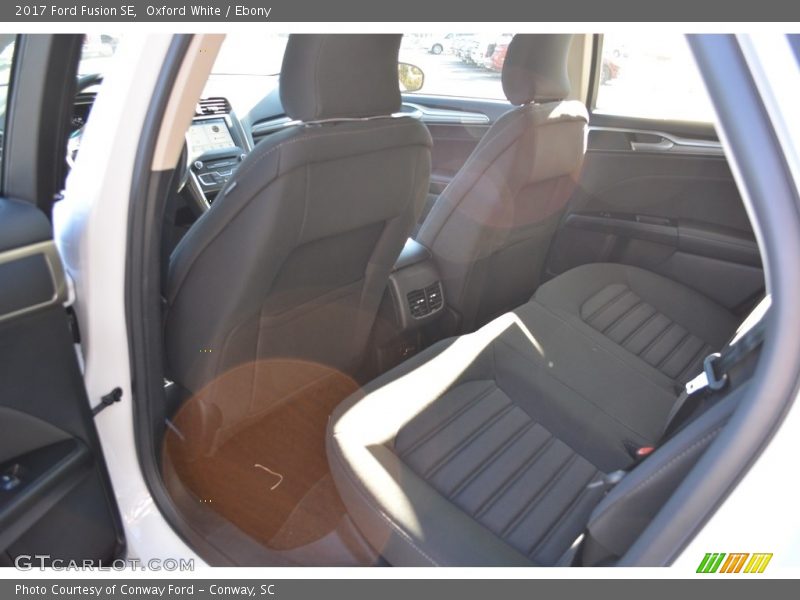 Oxford White / Ebony 2017 Ford Fusion SE