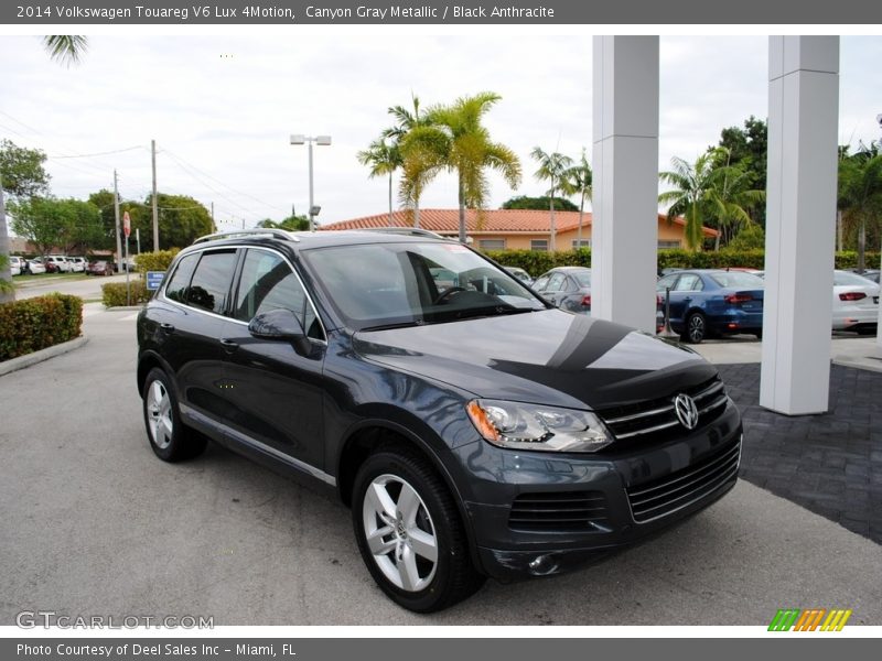 Canyon Gray Metallic / Black Anthracite 2014 Volkswagen Touareg V6 Lux 4Motion
